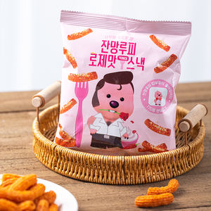 Bastoncini di torta di riso piccante <span class=keywords><strong>con</strong></span> crema di <span class=keywords><strong>formaggio</strong></span> coreano Snack soffiati di verdure piccanti 80g - Product Image 4