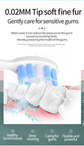 <span class=keywords><strong>Brosse</strong></span> <span class=keywords><strong>à</strong></span> dents électrique intelligente pour adulte Vibration acoustique Blanchiment des dents Chargement USB Étanche 6 modes Soins des gencives bucco-dentaires - Product Image 4