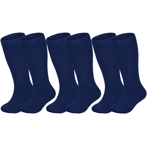 Chaussettes de sport mi-hautes côtelées, chaussettes de base athlétiques respirantes, antidérapantes et de compression pour le football, le soccer et le rugby - Product Image 1