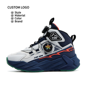 603018 printemps/automne nouveauté chaussures de <span class=keywords><strong>basket</strong></span>-ball pour garçons imperméable anti-dérapant Durable en <span class=keywords><strong>cuir</strong></span> chaussures de sport supérieures pour les enfants - Product Image 4