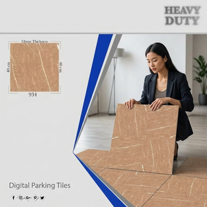 Baldosas de Porcelana para Exteriores de 40x40cm, Diseño Nuevo, Precio Bajo, Proveedor Directo, Resistentes al Fuego y al Agua, para Patio y Estacionamiento - Product Image 1