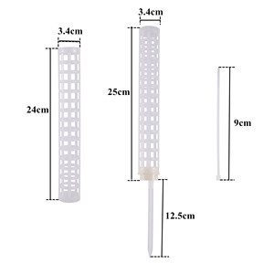 Cadre d'escalade pour plantes, tige de mousse empilable, tige de mousse en plastique creuse, tige de support pour plantes en pot - Product Image 2