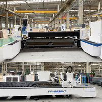 Machine de découpe laser à fibre CNC FINCM à cadre en acier FP-6030HT 20kw 30kw 40kw 60kw Table 6m pour tôle CS MS