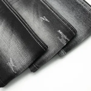 Zhonghui kain denim inti ganda kualitas tinggi 10oz paling populer kain denim kualitas premium power s kain denim hitam