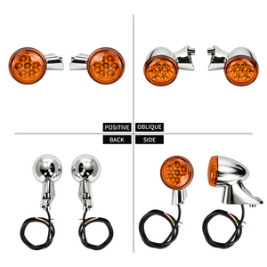 Luces LED <span class=keywords><strong>de</strong></span> Señalización Delantera para Motocicleta, 4 Cables, Luz <span class=keywords><strong>de</strong></span> Freno e Intermitente para Harley Touring Road Glide FLTRX 2015-UP - Product Image 3