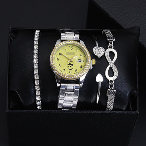 <span class=keywords><strong>Montre</strong></span>-<span class=keywords><strong>bracelet</strong></span> à quartz pour femme, nouveau modèle, cadran chronographe à motif <span class=keywords><strong>lotus</strong></span>, <span class=keywords><strong>bracelet</strong></span> en alliage carré, style professionnel et élégant - Product Image 5