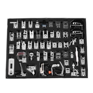 Kit de pieds presseurs pour machine à coudre, tricoter et crocheter, pour points invisibles et reçus, 32/42/48/52 pièces - Product Image 4
