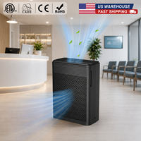 Purificateur d'air intelligent homologué CARB ETL avec filtre HEPA H13, purificateur d'air au sol à haut CADR pour salon et bureau, expédié depuis les États-Unis