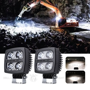Heavy Duty Spot Flood square 24v Mining Bulldozer Excavator Lamp 12v Led <b>Working</b> <b>Light</b> for Tractor - Product Image 2