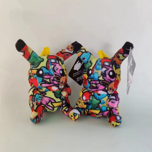 4 इंच के कार्टून प्यारा नरम एनीमे पॉकेमेटेड खिलौना पिकाचू प्लश कीचेन कोवाई स्टड खिलौने स्कूल बैग और बैकपैक पेलेंट प्लश खिलौना - Product Image 4