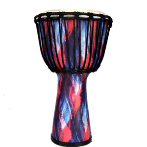 กลองแอฟริกันแบบปรับได้ทนต่อน้ำ10นิ้วแบบมืออาชีพรูปแบบที่มีสีสันเสียงอัพเกรดสำหรับผู้เล่นผู้ใหญ่ - Product Image 3
