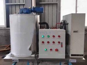 Máquina de Hielo en Cubitos Comercial para Catering y Tiendas, Máquina de Hielo Grande de 1000 kg para Uso en Cantinas y Puestos de Mariscos - Product Image 2