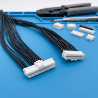 Maßgefertigte JST Dupont Hirose Molex FC 1.0 1.25 1.5 2.0 2.5mm Abstand 2/3/4/5/6/7/8/10 Steckverbinder Kabelbaum Kabelkonfektion