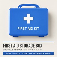 Trousse de Premiers Secours d'Urgence en Gros, Boîte de Rangement Médicale en Plastique pour Camping, Randonnée, Voyage, Voiture, Maison, Distributeur de Détail, Importateur
