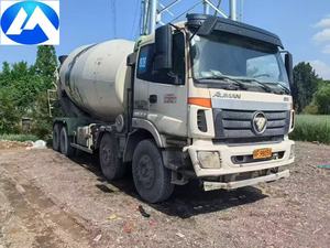 Camion malaxeur à béton Foton Auman ETX 8x4 d'occasion <span class=keywords><strong>2018</strong></span>, tambour de mélange Ruijiang de 20 mètres cubes, poids total autorisé de <span class=keywords><strong>31000</strong></span> kg, bon état de fonctionnement - Product Image 1