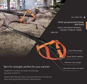 <span class=keywords><strong>Harness</strong></span> dada untuk anjing yang naik kereta luncur, tali pengikat anjing untuk lari di luar ruangan, tali pengikat anjing yang dipasang di kendaraan - Product Image 2