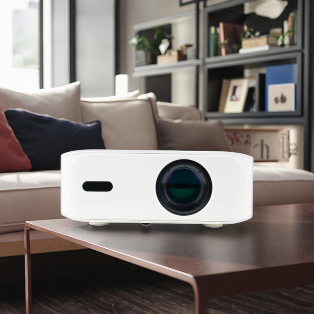 Private Model J318 Streaming Home Theater Movie 1GB 8GB Native 1080P Smart 360 Lumens Android 11 BT Dural WIFI Projector