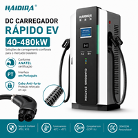 Station de recharge rapide pour véhicules électriques DC 40kW-480kW conforme ANATEL pour le marché brésilien, chargeur commercial double pistolet CCS2 OCPP