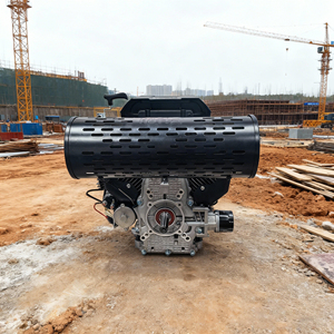 Motor de Gasolina de 2 Cilindros OHV de 27 HP y 744 cc de Calidad Premium con Arranque Eléctrico para Desbrozadora/Partidor de Troncos - Product Image 4