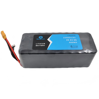 Paquete de Baterías de Estado Sólido Sinxpower 8S5P INR21700 29.6V 22500mah P45B, Tasa de Descarga de 10C, 800 Ciclos para FPV de 13-17 Pulgadas