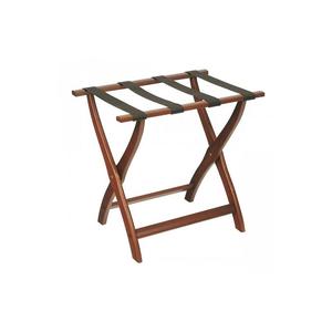 Portavaligie in Legno con Cinghie in Pelle, Design Pieghevole per Viaggi e Stoccaggio - Product Image 1
