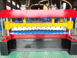 RANDRO 필리핀 싱글 스킨 미니 리브 루핑 시트 차가운 지붕 롤 성형 기계 금속 지붕 패널 만들기 기계 - Product Image 4