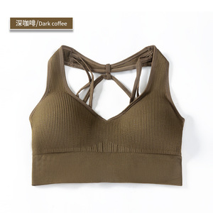 <span class=keywords><strong>Reggiseno</strong></span> <span class=keywords><strong>sportivo</strong></span> <span class=keywords><strong>senza</strong></span> <span class=keywords><strong>cuciture</strong></span> dimagrante a compressione con scollo a V da donna - Product Image 6