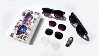Gafas Inteligentes WAI3 con IA, 8 Megapíxeles, 3 Lentes, Carga Magnética y Antivibración EIS para Fotos/Vídeos y Llamadas