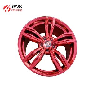 Revêtements en poudre Candy Gold CT002 Super Chrome à effet miroir pour jantes, roues et moyeux, adhérence nano - Product Image 5