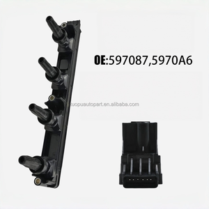 597087 5970A0 9656695780 NOUVELLE Bobine d'allumage 4 broches pour Peugeot 206/207/307/308/408 Citroën C-Quatre C-Triomphe/C-Elysee 1.6L (2000-2015) - Product Image 1