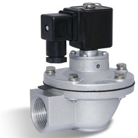 Vanne solénoïde électrique à bille en acier inoxydable DC 24V/12V AC220V pour le contrôle pneumatique et hydraulique, idéale pour l'élimination de la poussière