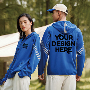 2024 <span class=keywords><strong>abrigo</strong></span> deportivo personalizado de alta calidad para exteriores, ropa con bolsillos, ropa de grupo para hombres y mujeres, chaquetas con capucha y cremallera Unisex - Product Image 5