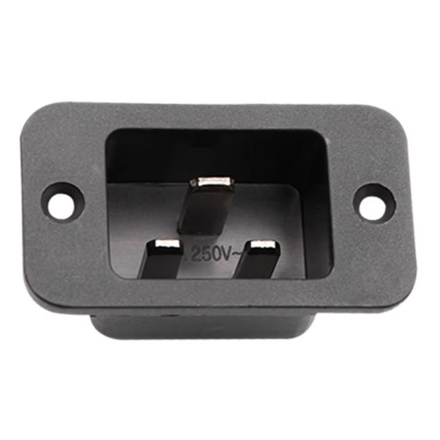 IEC C20 Male Panel Screw Mount Industrial Inlet Power Plug Socket AC250V 16A EU US AU UK Plug Standards Made of Copper