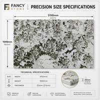 Dalle de quartzite Alpinus FANCY STONE 2,0 cm polie translucide rétroéclairée, pierre naturelle pour comptoirs de luxe et murs décoratifs