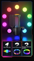 Microphone USB de jeu dynamique ME6S avec éclairage RVB, suppression du bruit et léger, idéal pour le streaming en direct, le chant et l'enregistrement