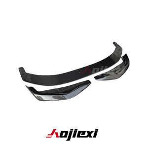 AC stile vera fibra di carbonio paraurti anteriore Splitter labbro per BMW 5 serie G30 540i M550i Pre Lci 2017 + Kit corpo installazione perfetto - Product Image 2