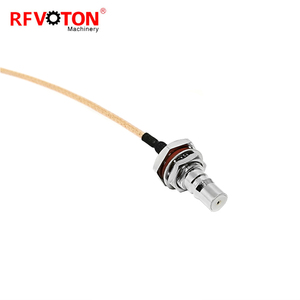 ราคาโรงงาน สายเคเบิล RF แบบประ<span class=keywords><strong>ก</strong></span>อบสำเร็จ QMA ตัวเมีย แบบเสียบผนัง ไปยัง SMA ตัวผู้ แบบมุมฉา<span class=keywords><strong>ก</strong></span> RA พร้อมสาย RG316 ความยาว 15 ซม. - Product Image 3