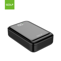 Chargeur mobile universel mince et portable en polymère, OEM, écran LCD, vente en gros, PD 20W, charge rapide, mini batterie externe 10000mAh, double USB