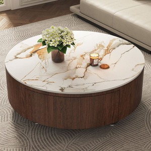 <span class=keywords><strong>Table</strong></span> <span class=keywords><strong>basse</strong></span> en <span class=keywords><strong>céramique</strong></span> avec un design de base élégant pour les projets résidentiels de luxe et les salons de villas haut de gamme - Product Image 1