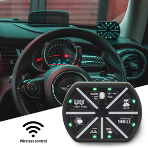 Xe 12V 24V LED on off 8 gang bảng chuyển đổi <span class=keywords><strong>Rfb</strong></span> đường công suất cao tích hợp RGB ánh sáng với điều khiển không dây - Product Image 6