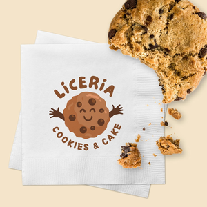 Serviettes en papier personnalisées avec logo, en pure pâte vierge, douces, blanches, 2 plis, excellente absorption, 33*33, 25*25, 40*40, pour restaurants, en sachet - Product Image 3