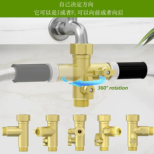 Raccord de Jardinage en Laiton 3/4 Pouce Fileté Forgé pour Irrigation – Robinet d'Eau Durable - Product Image 5