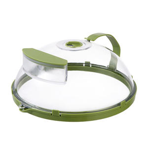 Ustensiles de cuisine ustensiles de cuisson couvercles cuisine salle à manger couvercle anti-éclaboussures transparent Tapa Para Dentro micro-ondes couvercle alimentaire avec vapeur d'eau et poignée - Product Image 2