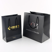 Sacs de shopping écologiques en papier d'art de luxe personnalisés en gros avec impression de logo pour chaussures et vêtements