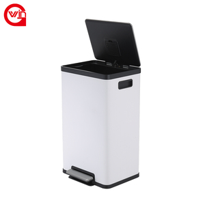 Thùng rác tái chế hình vuông dung tích lớn trong nhà có nắp đậy - Product Image 3