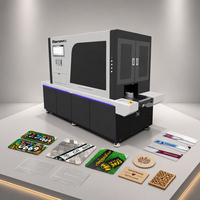 Imprimante UV Renovix à passage unique pour cartes en PVC, machine à jet d'encre numérique CMYKW pour métal, bois et matériaux rigides