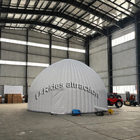 Tente gonflable de dôme d'igloo d'usine de grande maison de jeu gonflable blanche d'igloo de prix d'usine pour l'usage extérieur d'entrepôt