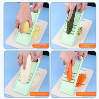 Râpe manuelle en plastique pour pommes de terre, concombre et radis, sans effort, ustensile de cuisine pour couper les légumes