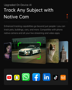 <span class=keywords><strong>Hohem</strong></span> M7 ISeady M7 Smartphone Gimbal AI Tracker Luz de relleno Barra de extensión de pantalla de control desmontable para iPhone TikTok YouTube - Product Image 6