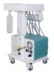 歯科用インナー550Wコンプレッサーモーターとクリニック用フルセット器具付き獣医歯口治療最新モバイルユニット - Product Image 2